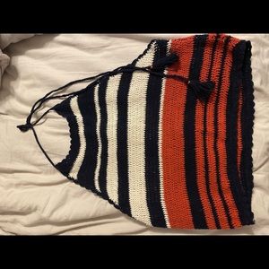 2/$8 F21 Crochet Halter Top - LG